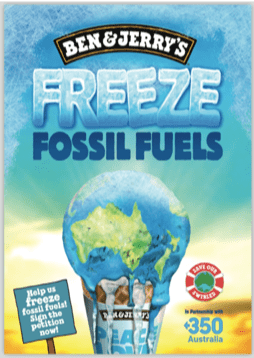 freeze fossil fuels poster
