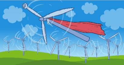 Image of a wind turbine