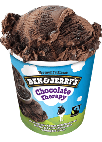 A Pint of Ben & Jerry's of Chocolate Therapy Ice cream