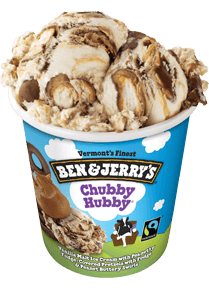 A Pint of Ben & Jerry's Chubby Hubby Ice Cream