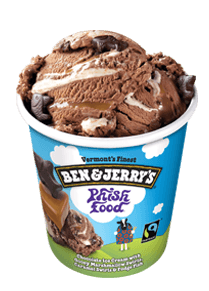 A Pint of Ben & Jerry's Phish food Ice Cream