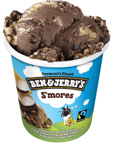 I Pint of Ben & Jerry's S'mores Ice Cream