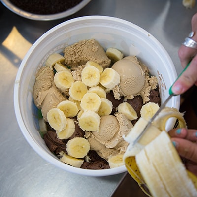 Step 2 - Banana wheels