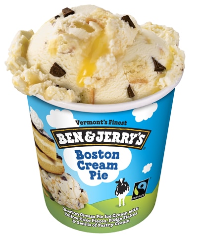 A Pint of Ben & Jerry's Boston Cream Pie