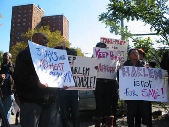 people with signs