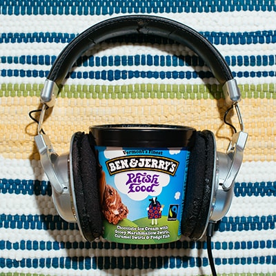 a Pint of Ben & Jerry's Phish Food