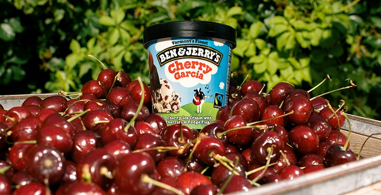 A pint of Ben & Jerry's Cherry Garcia with Cherries