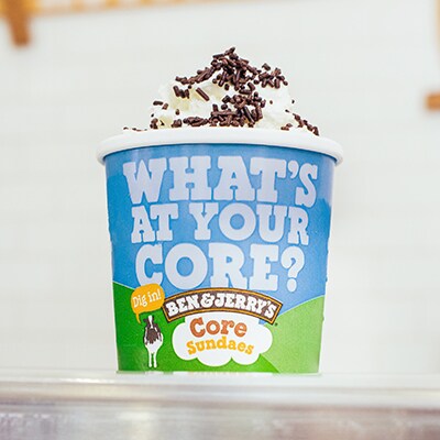 Ben & Jerry's Cookie Core Sundae