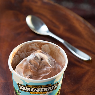 Melty Ben & Jerry's pint