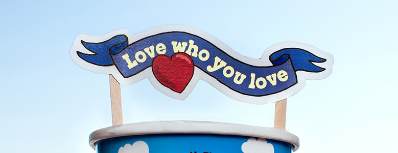 A Love who you Love sign