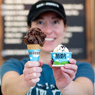 The Ben & Jerry's ice cream shop knows you by name.