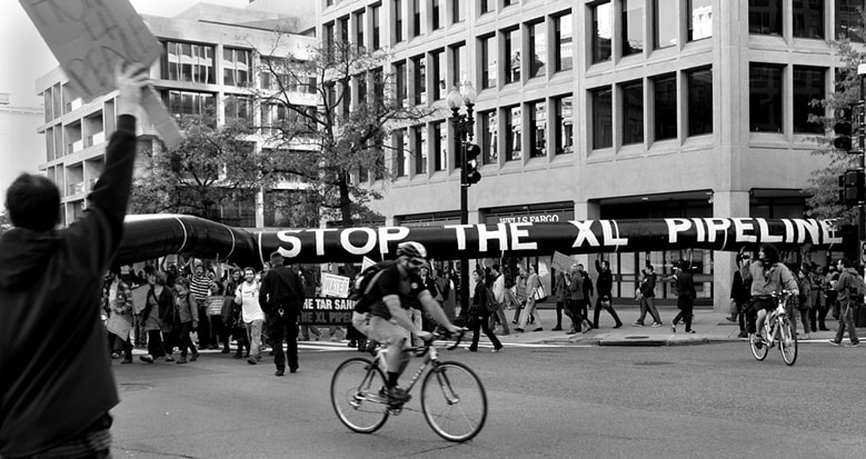 Keystone XL Pipeline Protest - Ben & Jerry's