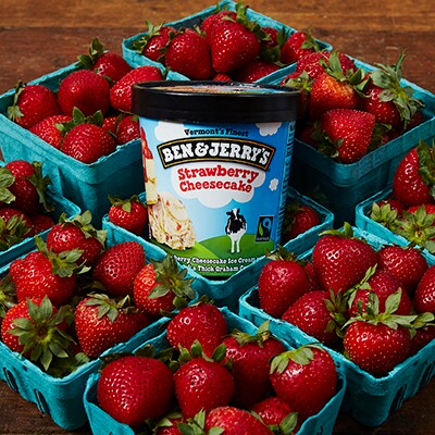 Ben & Jerry's Strawberry Cheesecake