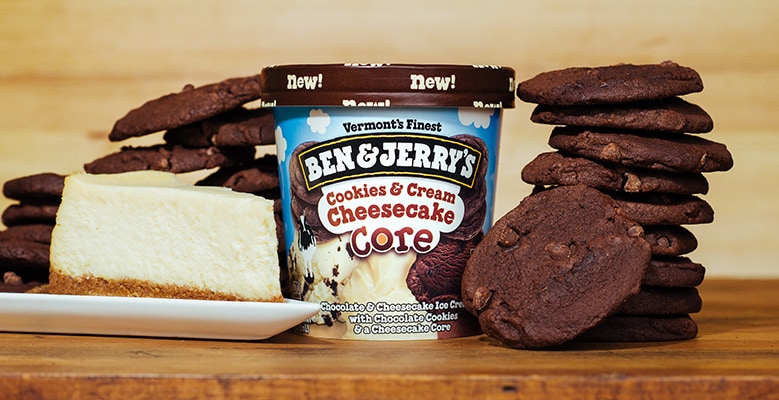 Ben & Jerry's Cookie & Cream Cheesecake Core