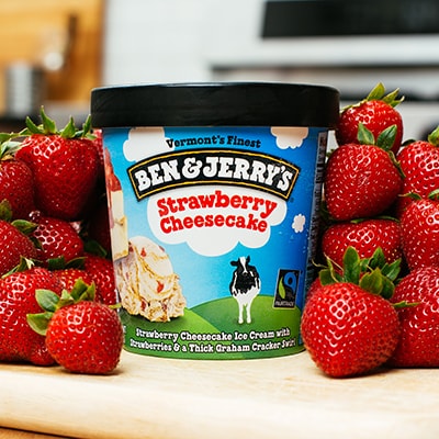 Ben & Jerry's Strawberry Cheesecake
