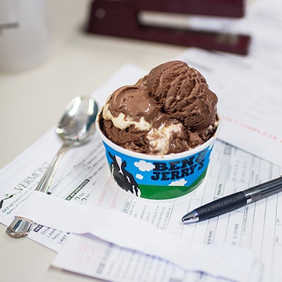 Ben & Jerry's - Desk Cleanup is A Necessity