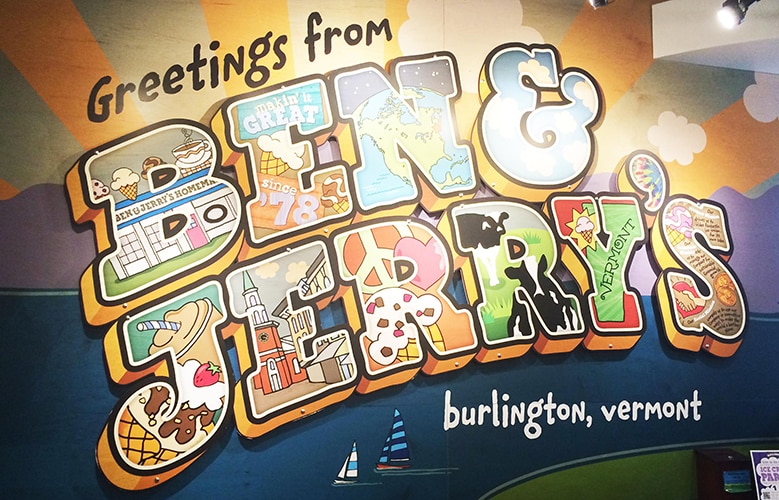 Greetings Ben & Jerry's in Burlington VT