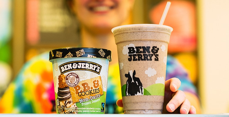 Milkshake & Ben & Jerry's Ice Cream