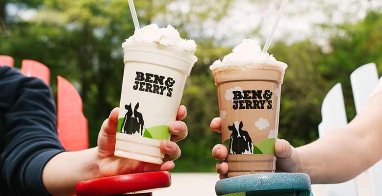 Two milkshakes