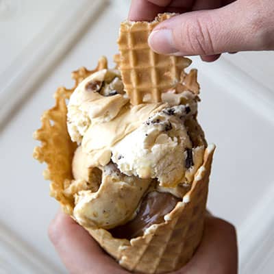 Waffle cone Chips and Dip