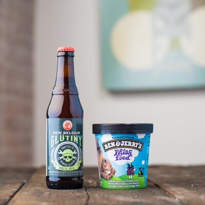 Ben & Jerry's and New Belgium Brewing beer and ice cream pairing