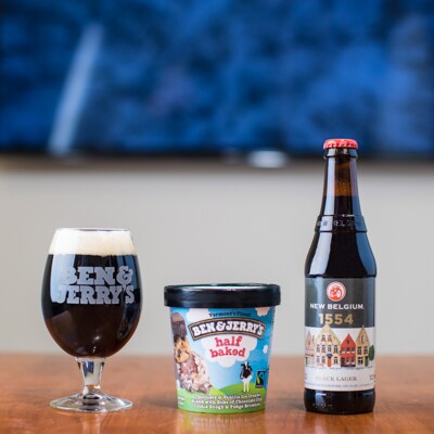 Ben & Jerry's and New Belgium Brewing beer and ice cream pairing