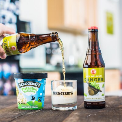 Ben & Jerry's and New Belgium Brewing beer and ice cream pairing