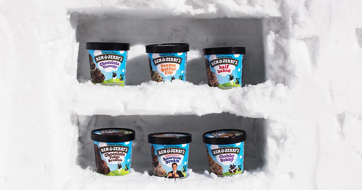 Freezer ice cream top