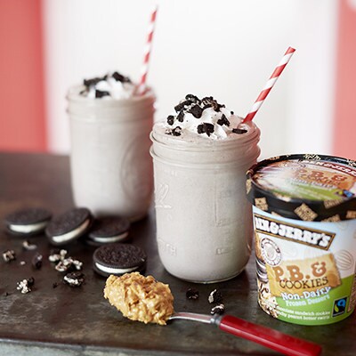 Ben & Jerry's - Vegan PB & Cookies Shake