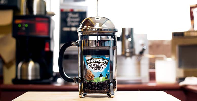 coffee pot with Coffee Coffee BuzzBuzzBuzz in it