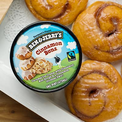 A pint of Cinnamon Buns