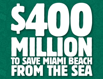 400-million to save miami beach from the sea banner