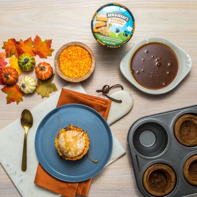 Pumpkin Cheesecake Cookie Bowl