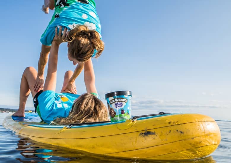Ben & Jerry'a & yoga
