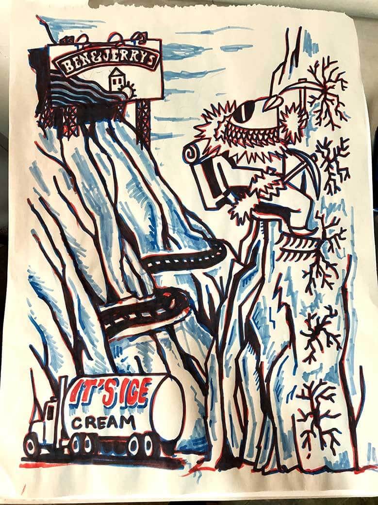 A It's Ice Cream Poster