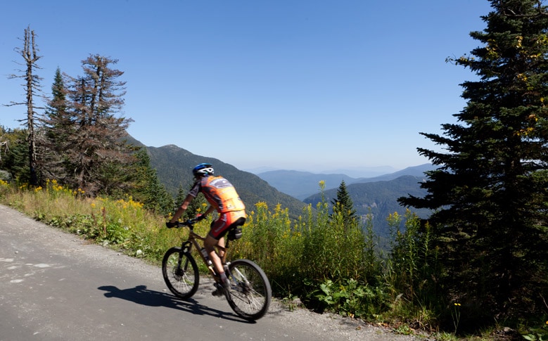 Biking in Vermont - Ben & Jerry's