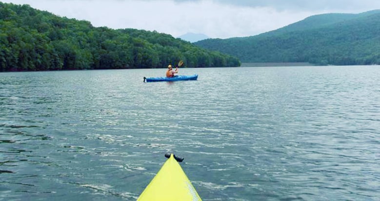Kayaking in Vermont - Ben & Jerry's