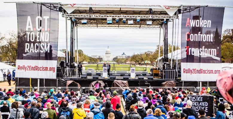 ACT To End Racism rally, April 2018