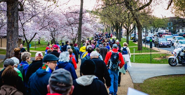 ACT To End Racism rally, April 2018