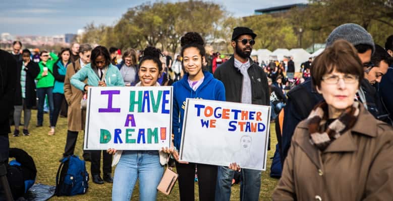 ACT To End Racism rally, April 2018