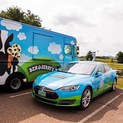 Ben & Jerry's Tesla
