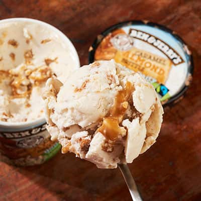 10. Caramel Almond Brittle Non-Dairy