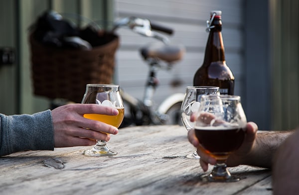 Beer glasses