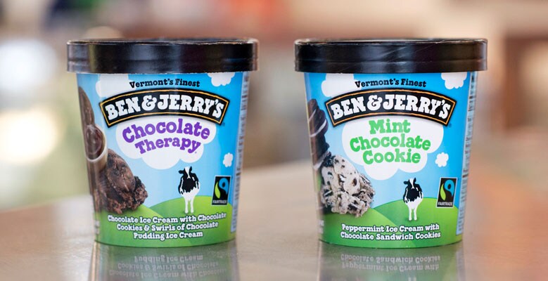 Ben & Jerry's: Mint Chocolate Cookie + Chocolate Therapy = Cool, Calm & Collected