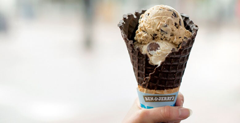Ben & Jerry's: Coffee Coffee BuzzBuzzBuzz + Triple Caramel Chunk = Caramel Macchiato