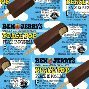 Peace Pop packaging