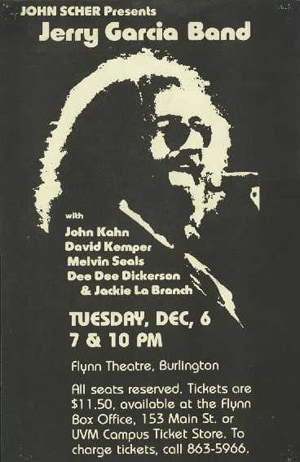 Jerry Garcia Band - Flynn Theatre