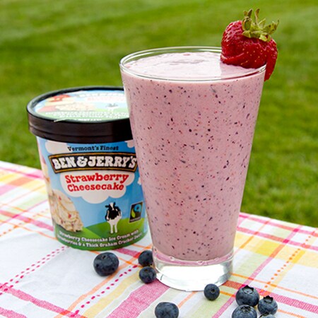 Very Berry Cheesecake Milkshake from Ben & Jerry's