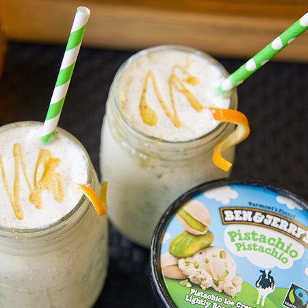 Pistachio, Orange & Honey Milkshake from Ben & Jerry's