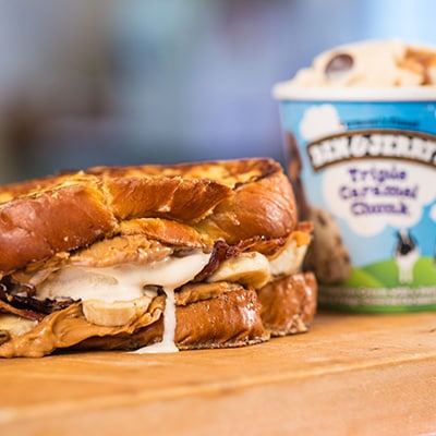 Ben & Jerry's Bacon Breakfast Sandwich
